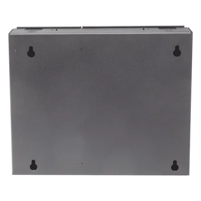 Caja de Conexión de Fibra Óptica / Montaje en Pared / 2 Placas FAP o FMP / Hasta 48 Fibras / Área de Bobinado Integrada / Cierre con Opción de Cerradura