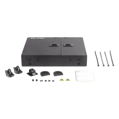 Caja de Conexión de Fibra Óptica / Montaje en Pared / 2 Placas FAP o FMP / Hasta 48 Fibras / Área de Bobinado Integrada / Cierre con Opción de Cerradura