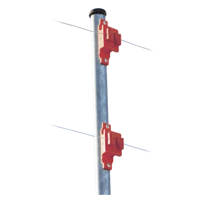 Aislador de Paso para Cerco Eléctrico / Aislamiento 18 kV / Resistencia Mecánica 10.2 kg / Protección UV / Diseño Anti-Arco / Polipropileno y Policarbonato