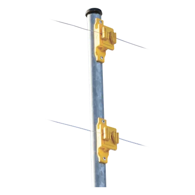 Aislador de Paso para Cerco Eléctrico / Aislamiento 18 kV / Resistencia Mecánica 10.2 kg / Protección UV / Polipropileno y Policarbonato