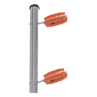 Aislador de Esquina para Cercos Eléctricos / 18 kV / Resistencia Mecánica 10.2 kg / Anti UV / 66 mm x 31.6 mm