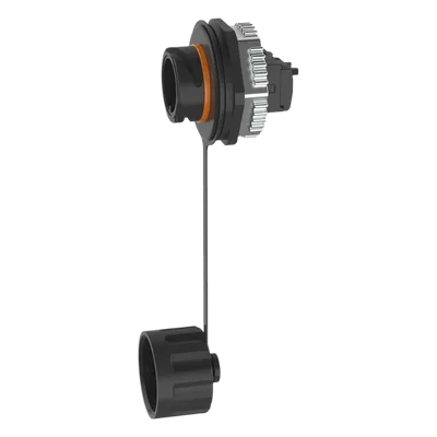 Conector Jack RJ45 Industrial / Cat 6A / IP67 / 24 AWG / 50 μin Oro / UL Tipo 12