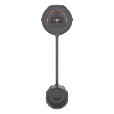 Conector Jack RJ45 Industrial / Blindado Cat6A / IP67 / Tapa Protectora / 24 AWG / Sin Herramienta de Perforación