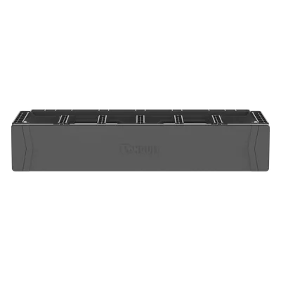 Organizador de Cables Horizontal / Rack 19 pulgadas / 2UR / Cubierta Magnética Doble Bisagra / Aberturas para Cat 6 y 6A / 484 x 90 x 202 mm (19 x 3.5 x 7.9 in)