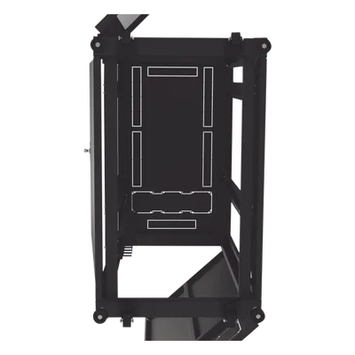 Gabinete de Piso para Telecomunicaciones / 24 UR / 600 x 1000 mm / Puerta con Cristal Templado / Cierre 3 Puntos / Postes Ajustables