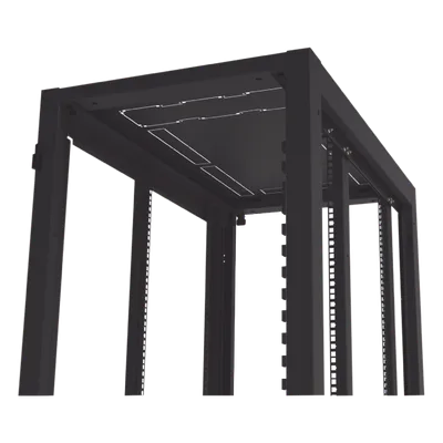 Gabinete Rack de Piso / 19" Estándar / 42UR / 600 mm x 1000 mm / Acero / Puerta con Cristal Templado