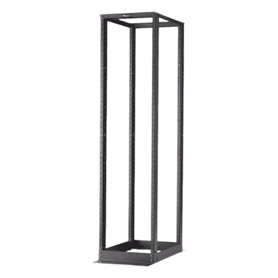 Rack de Cuatro Postes / 19" EIA-310D / 45 UR / Carga 1134 kg (2500 lbs) / Rieles Roscados #12-24 / Profundidad 584 mm (23 in)