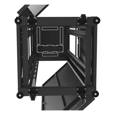 Gabinete Rack 19" / 42UR / 600 x 600 mm / Puerta Seguridad 3 Puntos / Cristal Templado / Laterales Desmontables