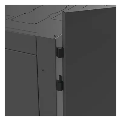 Gabinete Rack 19" / 42UR / 600 x 600 mm / Puerta Seguridad 3 Puntos / Cristal Templado / Laterales Desmontables