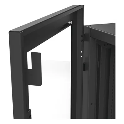 Gabinete Rack 19" / 42UR / 600 x 600 mm / Puerta Seguridad 3 Puntos / Cristal Templado / Laterales Desmontables