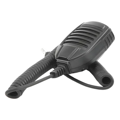 Micrófono para Radio Móvil / Conector 8 Pines / IP54 / Cable PU con Kevlar / 40 kg Resistencia / PTT con Guantes