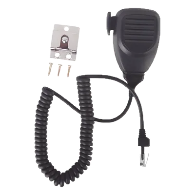Micrófono para Radio Móvil / 6 Pines / Voltaje 1V a 10V / Base con Tornillos / Busca Rosca Integrada / -40°C a +70°C