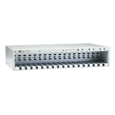 Chasis / 18 ranuras / Mini Media Converters / Rack 19" / Sin PSU / Alta densidad