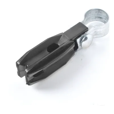 Aislador de Paso o Esquina / 1 Pulgada (25 mm) / Resina Virgen 100% / Anti-Arqueo / Acero Galvanizado / Tubería de Malla Ciclónica
