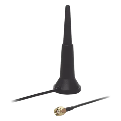Antena WiFi Doble Banda / 2.4-5.9 GHz / 3 dBi / RP-SMA / 1.5 m (4.9 ft) / Magnética