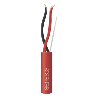 Cable de Alarma / 2x18 AWG / Riser FPLR-CL3R / Resistente al Fuego / 152 m (500 ft) / Color Rojo