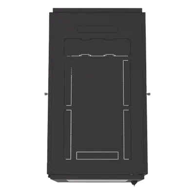 Gabinete Profesional de Piso para Telecomunicaciones de 12UR, 1000 mm Profundidad, Se envía el Gabinete armado.