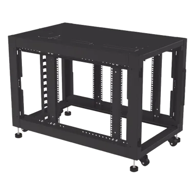 Gabinete Profesional de Piso para Telecomunicaciones de 12UR, 1000 mm Profundidad, Se envía el Gabinete armado.