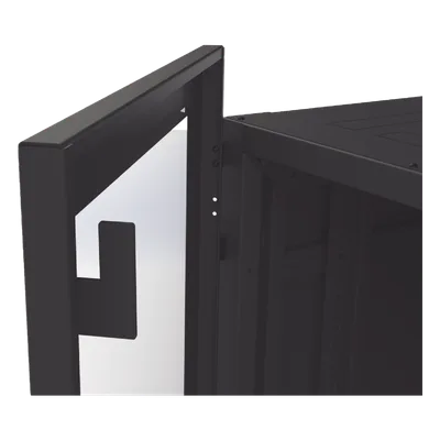 Gabinete Profesional de Piso para Telecomunicaciones de 12UR, 1000 mm Profundidad, Se envía el Gabinete armado.