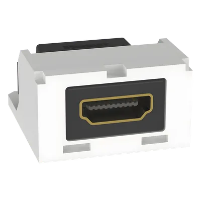 Módulo Acoplador HDMI / HDMI 2.0 / Categoría 2 / Mini-Com / 1 Espacio / 0.72' Altura