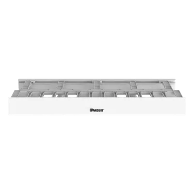 Organizador de Cables Horizontal / Doble Frontal y Posterior / Rack 19in / 1UR / Alta Densidad / ABS