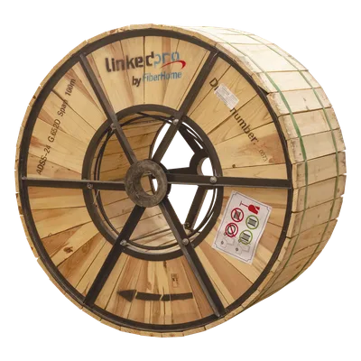 Cable Fibra Óptica ADSS / Monomodo G.652D / 24 Hilos / Armadura Anti-Roedor / Span 200 m (656.2 ft) / Anti-Tracking 110 kV / 4 km