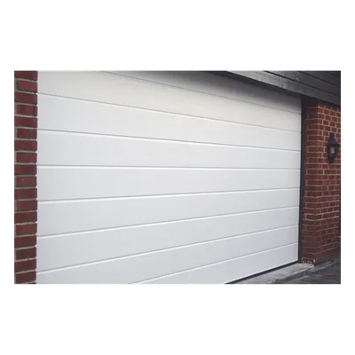 Puerta de Garage de Alta Calidad / Linea Central / Color Blanco 8X8 pies, AISLADA, Estilo Americana.