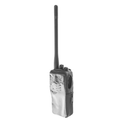 Funda de Piel Reforzada / Cubierta Frontal Transparente / Compatible con Radios Kenwood TK-2000KV2 y TK-3000KV2