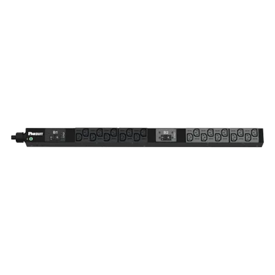 PDU Básico para Rack / 20 Salidas IEC C13 / Entrada NEMA L6-30P / 208 Vca / 30 Amp / Montaje 0U/1U/2U / Cable 3 m (9.8 ft)