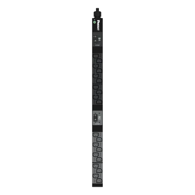 PDU Básico para Rack / 20 Salidas IEC C13 / Entrada NEMA L6-30P / 208 Vca / 30 Amp / Montaje 0U/1U/2U / Cable 3 m (9.8 ft)