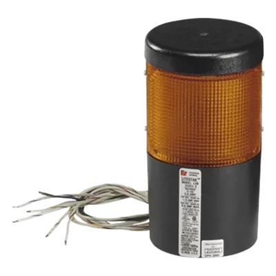 Módulo de luz LED / 24 VCC / 120 VCA / Ámbar / Montaje superficie o tubería NPT 3/4" / -18°C a 49°C