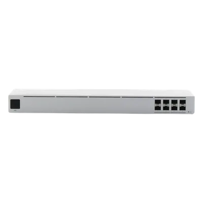 Switch administrable capa 2 / 8 puertos SFP+ 10G / 160 Gbps / Pantalla táctil 1.3" / 1U rack / 4.7 pies de profundidad