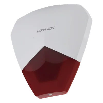 Sirena Estrobo Cableada / 105 dB / LED Rojo / IP54 / 12V CC / -25°C a 60°C / 140 x 134 x 33 mm