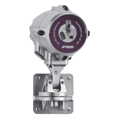 Detector de Flama UV/IR / Respuesta 5 ms / Rango -55°C a +85°C / Salidas 4-20 mA y Modbus / 50 ft (15.2 m)