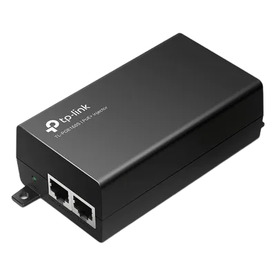 Inyector PoE+ / 30W / Gigabit 802.3af/at / 2 Puertos 10/100/1000 Mbps / Alcance 100 m (328 ft) / Plug and Play
