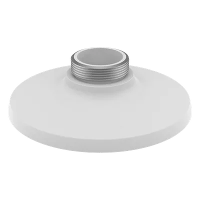 Adaptador de Montaje tipo Plato / Aluminio / Ø154.8 mm (Ø6.09') x 47 mm (1.85') / 200 g (0.44 lb) / Blanco / Compatible con Domos Fisheye 5MP