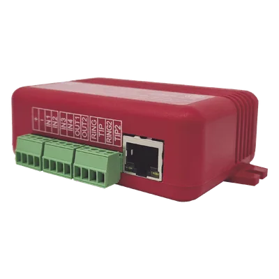 Comunicador Dual para Panel de Incendio / 4G LTE-M + Ethernet / 4 Entradas Contact-ID / 2 Salidas de Voltaje / UL 864 / CSFM 7300