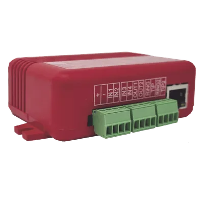 Comunicador Dual para Panel de Incendio / 4G LTE-M + Ethernet / 4 Entradas Contact-ID / 2 Salidas de Voltaje / UL 864 / CSFM 7300