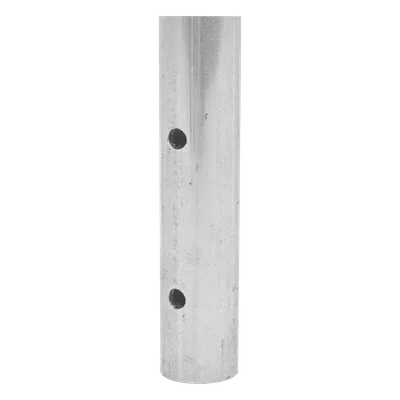 Poste de Esquina para Cerca Electrificada / Tubo Galvanizado Cal. 18 / 1" Diámetro / 0.8 m (2.6 ft) Alto / 3 Aisladores / Fijación en Concreto