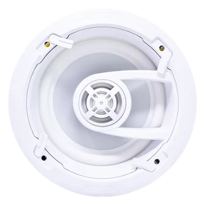 Altavoz de plafón / 3 vías / 9 pulgadas (0.75 pies) / 150W / 8 ohmios / Tweeter pivotante de titanio