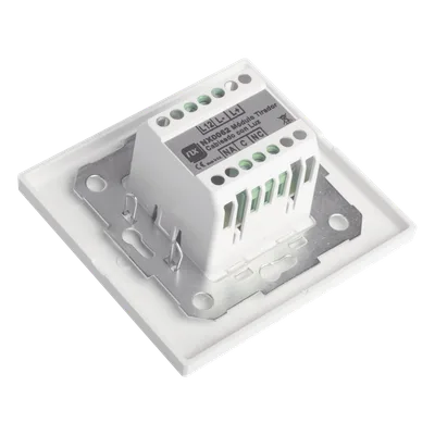 Módulo de Pared para Tirador de Baño / LED Indicador Rojo / Contacto NC Supervisado / IP54 / 12 VCC / 44 mm