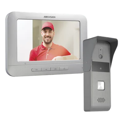 Kit de Videoportero Analógico / Pantalla LCD 7" / Resolución 800x400 / Cámara Pinhole 720x576 @ 30 fps / Ángulo 98° / IP65 / Expandible 3 Monitores y 2 Frentes de Calle