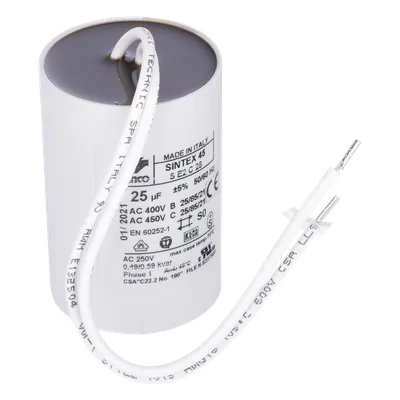 Capacitor de Arranque / 25 µF / Brazos FAAC 400 CBACL, 400 CBAC, 422 CBAC / Automatización de Puertas