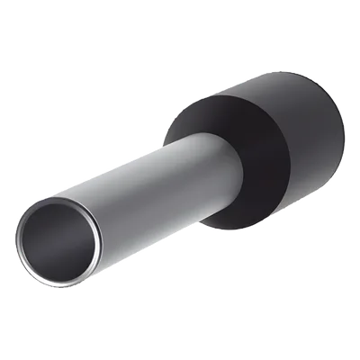 Férula Aislada / 16 AWG (1.5 mm²) / Largo 16.5 mm / DIN Color Negro / Paquete 500 pzas