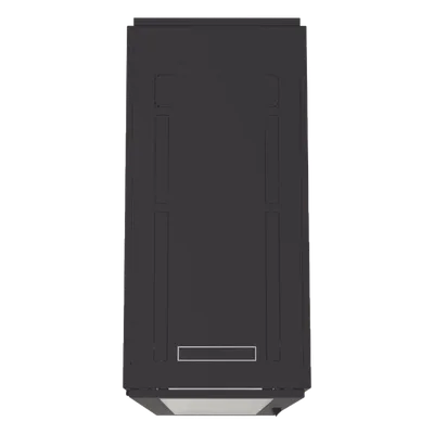 Gabinete de Piso para Telecomunicaciones / 45 UR / 1200 mm (3.94 ft) Profundidad / Carga 1300 kg / Puerta con Cristal Templado / 4 Postes Ajustables