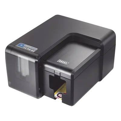 Impresora de Tarjetas / Inyección de Tinta Térmica / 600 x 1200 dpi / Borde a Borde / Una Cara / CR80
