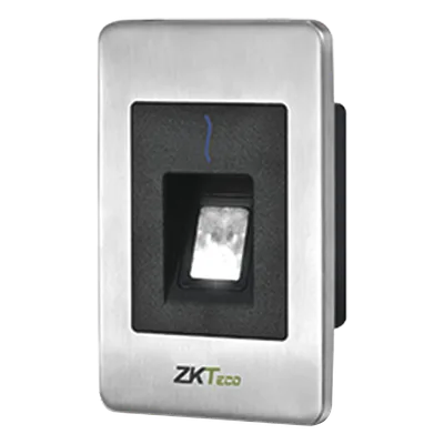 Lector Esclavo de Huella y Proximidad / RS-485 / IP65 / Acero Inoxidable / -10°C a 45°C / 125 kHz RFID / 4.76 x 3.04 x 1.50 in