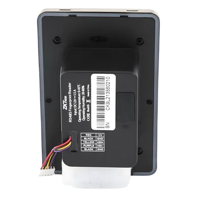 Lector Esclavo de Huella y Proximidad / RS-485 / IP65 / Acero Inoxidable / -10°C a 45°C / 125 kHz RFID / 4.76 x 3.04 x 1.50 in