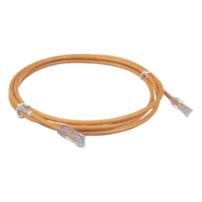 Cable de Parcheo / Cat6 / 24 AWG / CM / 2.13 m (7 ft) / Naranja