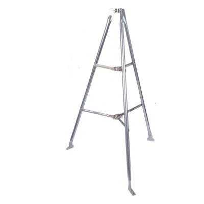 Tripie de Montaje para Exterior / Altura 1.52 m (4.99 ft) / Acero Galvanizado / Mástiles 1 1/4 a 2" / Longitud Mástil hasta 3 m (9.84 ft)